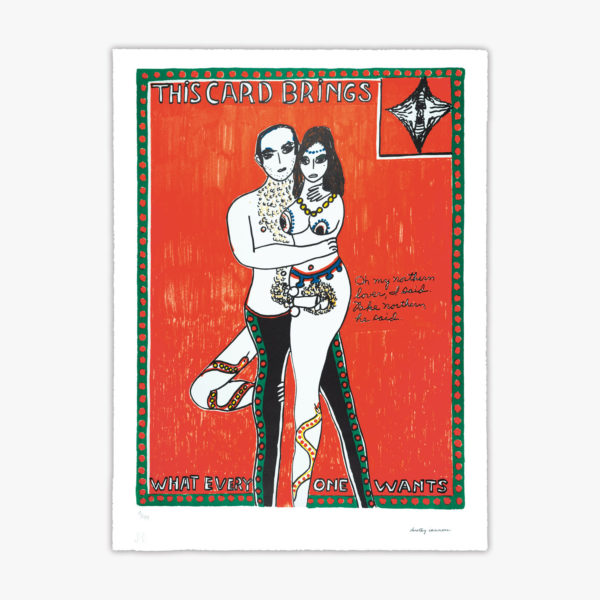 dorothy-iannone-this-card-brings-what-every-one-wants-lithograph-jrp-editions-contemporary-art