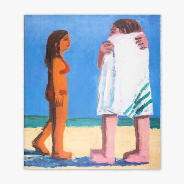 beach-towel-todd-bienvenu-galerie-sebastien-bertrand-jrp-lithograph